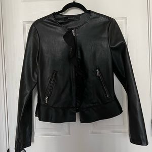 Zara Faux Leather Jacket